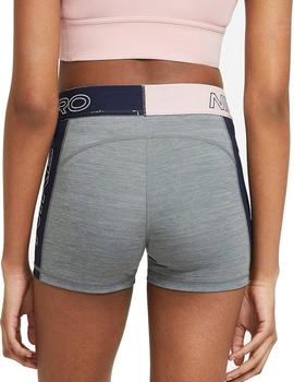 SHORT NIKE PRO WOMEN'S 3" GRAPHIC , GRIS