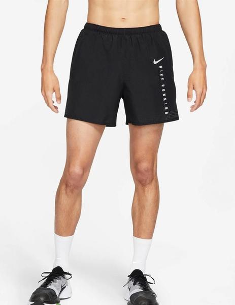 SHORT PARA RUNNING, TEJIDO DRI-FIT, NEGRO