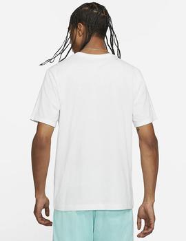 CAMISETA JORDAN AIR MEN'S MANGA CORTA BLANCA