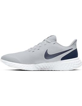 NIKE REVOLUTION 5 MEN'S, ZAPATILLA RUNNING, GRIS/M