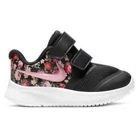 ZAPATILLA NIKE STAR RUNNER 2 VF NEGRA/FLORES