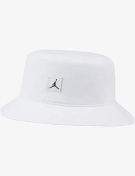 GORRA JORDAN JUMPMAN WASHED BUCKET HAT, BLANCA