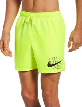 BAÑADOR NIKE 5" VOLLEY SHORT, AMARILLO FLUOR