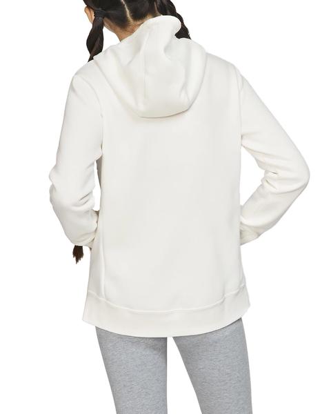 SUDADERA CAPUCHA NIKE NIÑA BLANCA