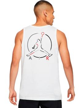 CAMISETA JORDAN JUMPMAN HOMBRE SIN MANGAS, BLANCA