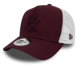 GORRA NEW ERA NEW YORK TRUCKER, GRANATE/BLANCO