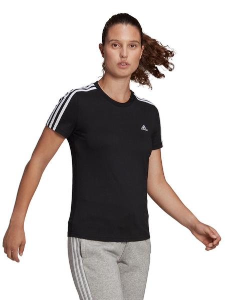 Humildad Miseria segunda mano CAMISETA ADIDAS ESSENTIALS NEGRA/BLANCA PARA MUJER