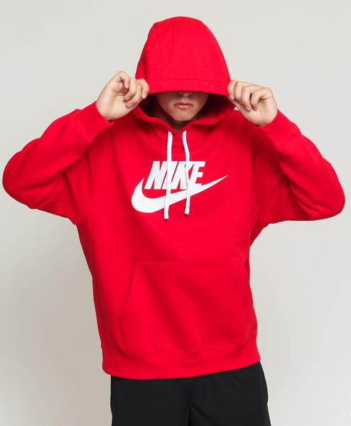 sudadera nike roja y negra