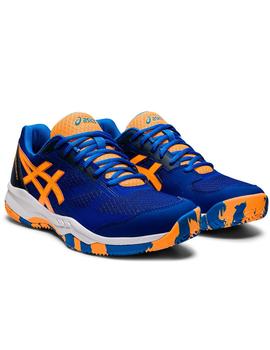 ASICS GEL-PADEL EXCLUSIVE 6 HOMBRE, MARINO/NARANJA