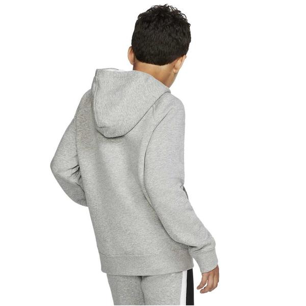 SUDADERA NIKE NIÑO DE CAPUCHA GRIS