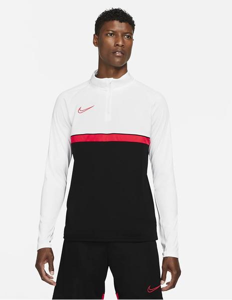 SUDADERA NIKE PARA HOMBRE, BLANCA/NEGRA