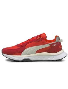 ZAPATILLA PUMA WILD RIDER PICKUP,URBAN RED-PUMA ROJA