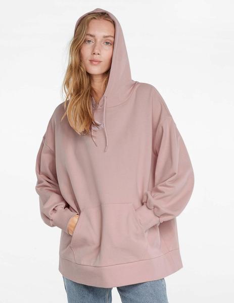 SUDADERA PUMA MUJER CLASSICS OVERSIZED H,ROSA