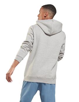 SUDADERA REEBOK DE CAPUCHA  VECTOR GRIS