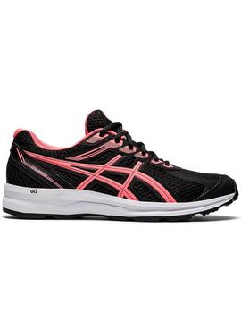 ZAPATILLA RUNNING ASICS GEL-BRAID, NEGRO/ROSA