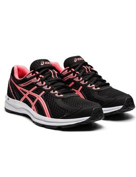 ZAPATILLA RUNNING ASICS GEL-BRAID, NEGRO/ROSA