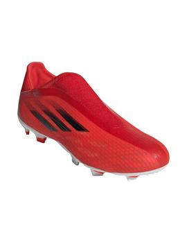 BOTA FÚTBOL  ADIDAS X SPEEDFLOW.3 LL FG, ROJA