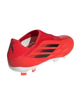 BOTA FÚTBOL  ADIDAS X SPEEDFLOW.3 LL FG, ROJA