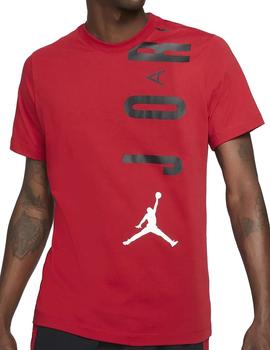 CAMISETA JORDAN AIR MEN'S MANGA CORTA, ROJA