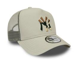 GORRA NEW ERA NEW YORK TRUCKER  HUESO/CAMUFLAJE