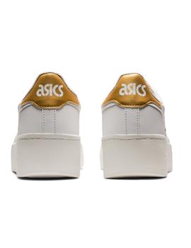 ZAPATILLA ASICS JAPAN S PF, PLATAFORMA BLANCA/ORO