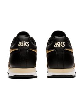 ZAPATILLA ASICS, TIGER RUNNER, NEGRA/ORO