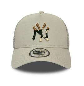 GORRA NEW ERA NEW YORK TRUCKER  HUESO/CAMUFLAJE