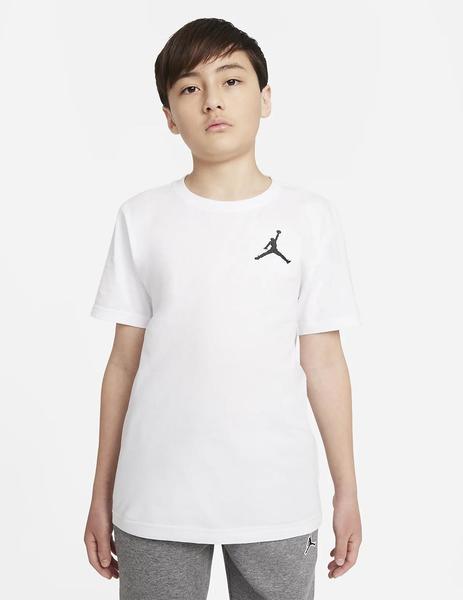 CAMISETA JORDAN MANGA CORTA JUNIOR, BLANCA