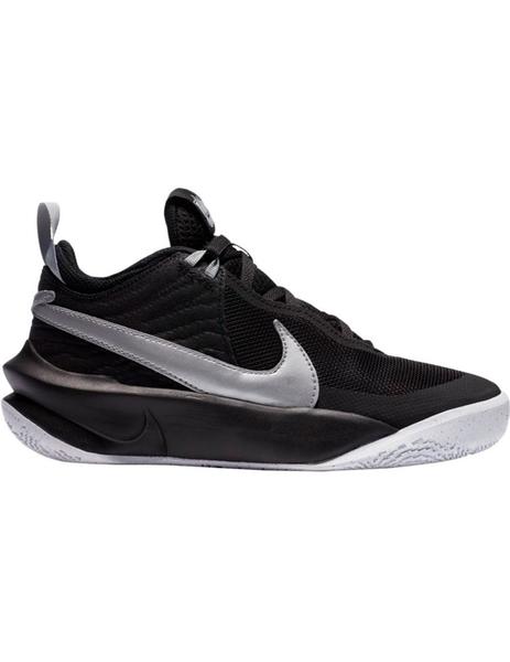 Los invitados El cuarto T ZAPATILLA DE BALONCESTO NIKE TEAM HUSTLE JUNIOR NEGRA