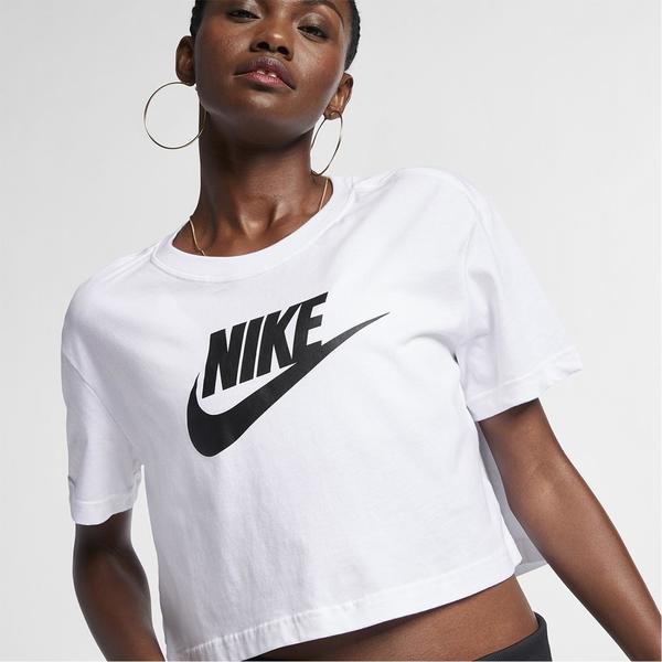 fibra pedestal Derretido CAMISETA CORTA NIKE ESSENTIAL WOMEN'S BLANCA