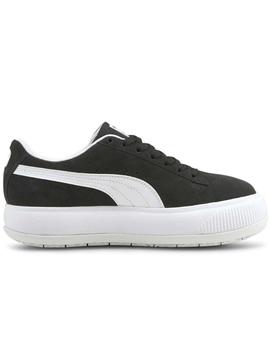 ZAPATILLA PUMA SUEDE MAYU, PLATAFORMA NEGRA