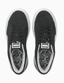 ZAPATILLA PUMA SUEDE MAYU, PLATAFORMA NEGRA