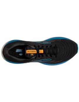 ZAPATILLA RUNNING BROOKS GLYCERIN GTS 19, NEGRA