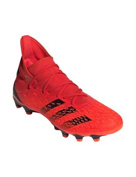 BOTA DE FÚTBOL ADIDAS PREDATOR FREAK .3 MG ROJA