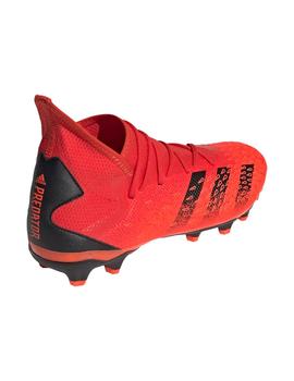 BOTA DE FÚTBOL ADIDAS PREDATOR FREAK .3 MG ROJA