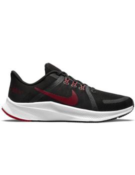 ZAPATILLA RUNNING NIEK QUEST 4 HOMBRE, NEGRO/ROJO