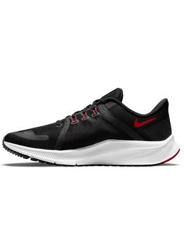 ZAPATILLA RUNNING NIEK QUEST 4 HOMBRE, NEGRO/ROJO