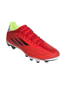 BOTA DE FÚTBOL ADIDAS X SPEEDFLOW.3 MG, ROJA