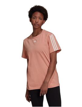 CAMISETA ADIDAS MANGA CORTA, SALMON/BLANCO