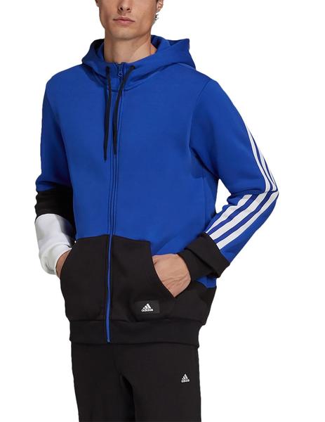 llegar fuga suelo SUDADERA ADIDAS CON CREMALLERA Y CAPUCHA PARA HOMBRE