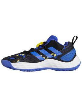 ZAPATILLA BALONCESTO ADIDAS EXHIBIT HOMBRE, NEGRO/AZUL