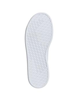 ZAPATILLA ADIDAS ADVANTAGE JUNIOR, BLANCO/VERDE