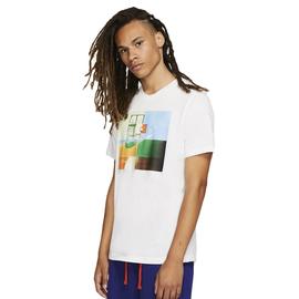 CAMISETA MANGA CORTA NIKE BALONCESTO, BLANCA