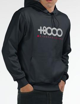 SUDADERA TERMICA CON CAPUCHA +8000 ALEJO, NEGRA