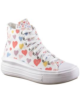 ZAPATILLA CONVERSE ALL STAR MOVE, CORAZONES 