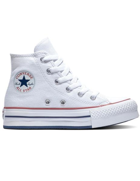 ZAPATILLA CONVERSE ALL STAR jr. EVA LIFT ALTA, BLANCA