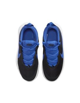 ZAPATILLA BASKET NIKE TEAM HUSTLE D 10 JUNIOR, NEGRA/AZUL