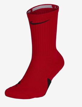 CALCETIN NIKE ELITE CREW BASKETBALL SOCKS, ROJO