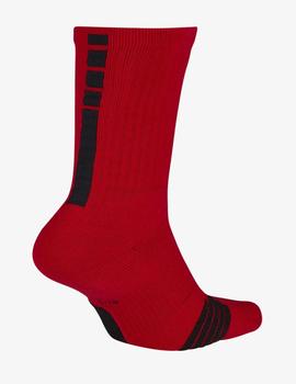 CALCETIN NIKE ELITE CREW BASKETBALL SOCKS, ROJO