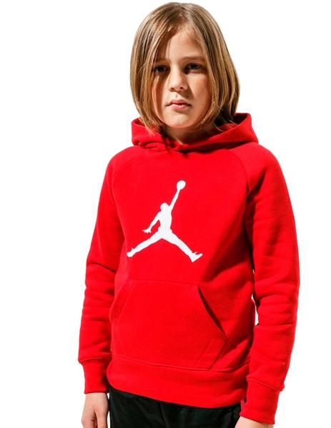 SUDADERA JORDAN JUNIOR DE ROJA